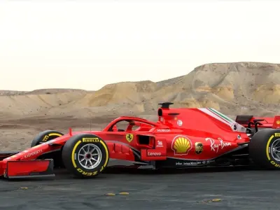 F1 Ferrari SF71H 2018 3D model