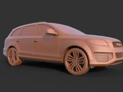 Audi Q7 2012 3D print model