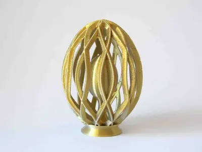 Egg in Egg 3D print model