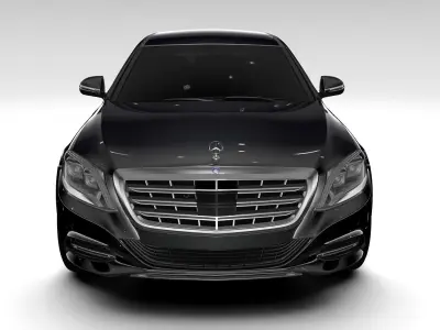 Mercedes Maybach Pullman Guard 2017 3D model
