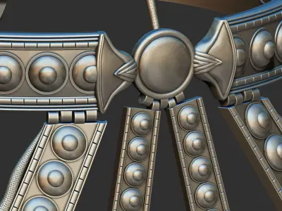 Tutankhamun pharaonic crown 3d Printable model  3D print model