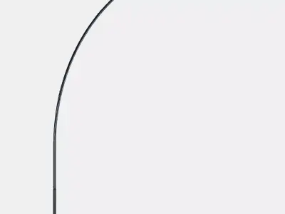 SKAFTET Floor lamp base arched 3D model