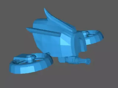 Chunky Security Drone Free 3D print model