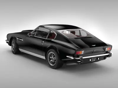 Aston Martin V8 1976 3D model