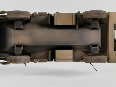 Naveco Military Vehicle Low-poly 3D model