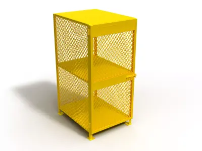 3D model of a box for a gas cylinder 3D model