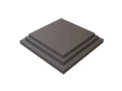 Podium Stage v2 002 Low-poly 3D model