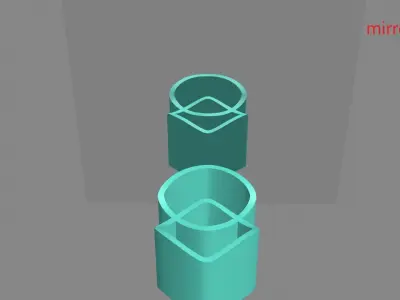Ambiguous Cylinder Illusion 3d-printable 3D print model
