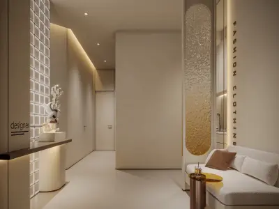 hotel lobby 3D model