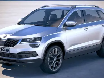 Skoda Karoq 2018 3D model