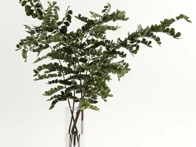 Branches in a vase 003 3D model