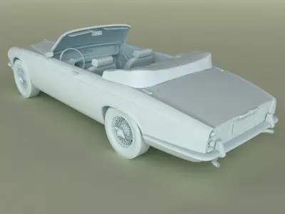 Jaguar XJ6 Cabriolet 3D model