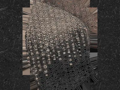 nine bands armadilo Low-poly 3D model