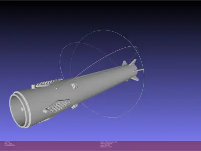 Space X Starship 2019 Update Printable Model With Booster 3D print model