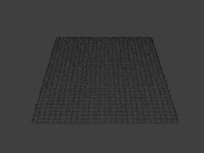 carpet rug Low-poly 3D model