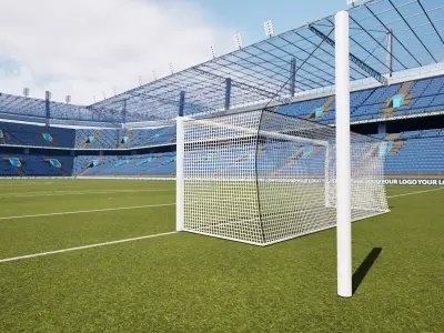 Football Soccer Stadium Low-poly 3D model