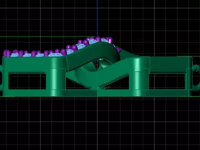 elegant twisted jewelry pendant 3D print model