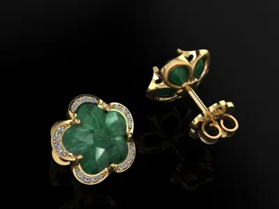 Pasquale Bruni  Earrings 3D print model