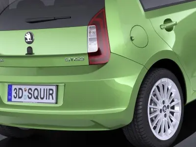 Skoda CitiGo 5-door 2017 3D model