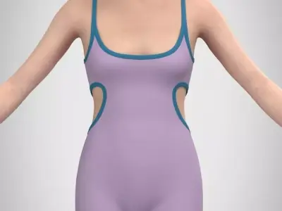 Jumpsuit Free 3D model