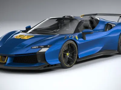 Ferrari SF90 XX Spider 2024 3D model