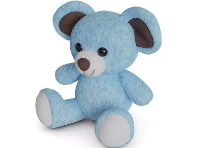 Cars and action games Stuffed Animal 3D model