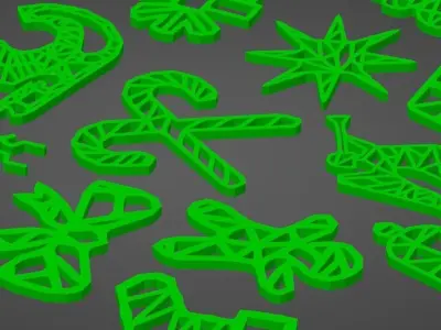 Christmas Decorations Free 3D print model