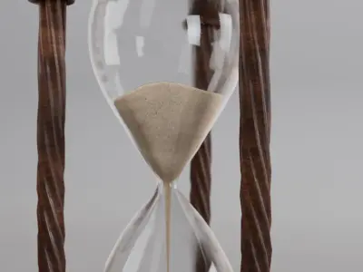 Classic Hourglass 3D model