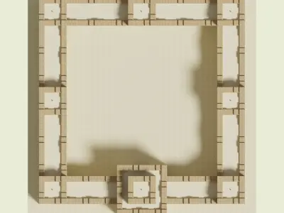 Babel Walls 3D model