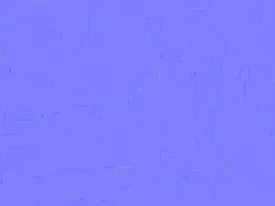 Classic Muscle Car Ruin 3D Model Abandoned Wasteland Prop Low-poly 3D model