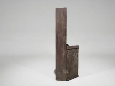 CupBoard medieval ready for unrea engine 4 UE4 Low-poly 3D model