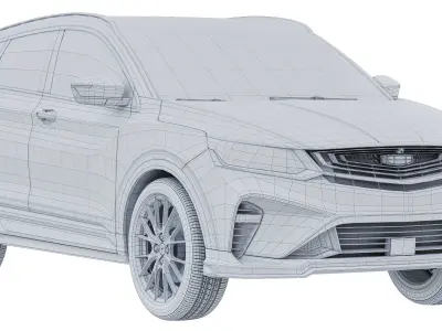 Geely Coolray 3D model