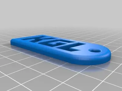 Key-chain KGL Racing Free 3D print model