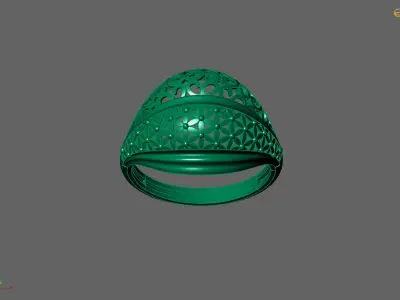 Plain Ring Women Ready STL 3DM Models Womens Rings 3D models 3D print model 25