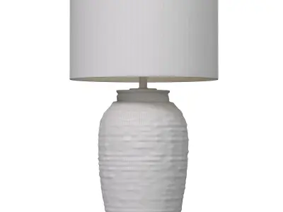 Maddox Aged Rustic European Provence Nightstand Table Lamp 3D model