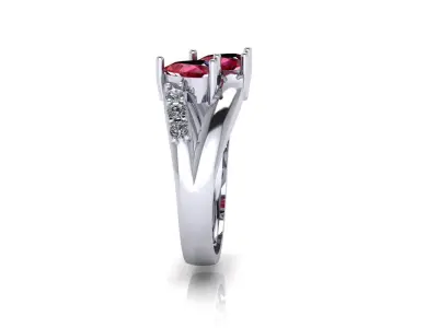 HEART RING 3D print model order