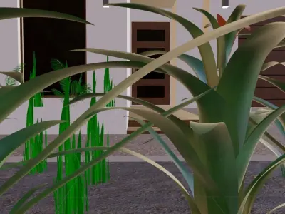 Modern Town House Free 3D model