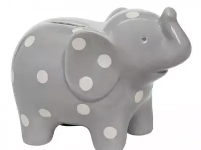 Harriet Bee Landen Elephant Ceramic Piggy Bank 3D model