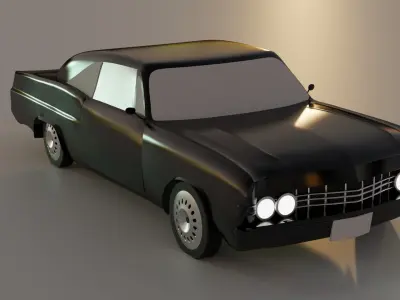 simple impala Free 3D model
