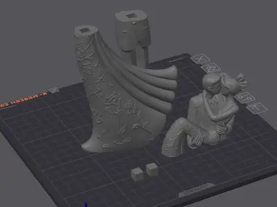 Statue Love Print 3D print model