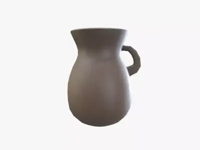 Vase V02 Low-poly 3D model