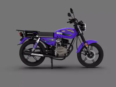 Bera SBR 150 Sport Motorcycle 3D Model 3D model