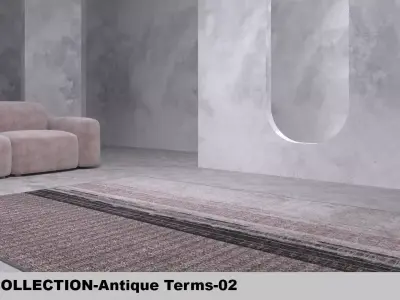 Antique Terms V-02  Carpets 3D Model Textures and material 3D model