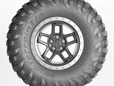 BFGoodrich wheels 3D model