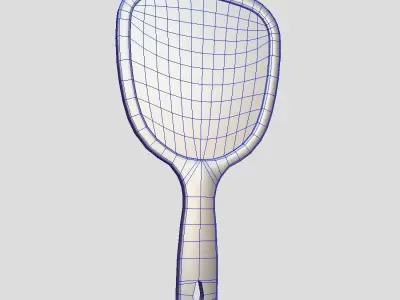 Hand Mirror 3 Low-poly 3D model