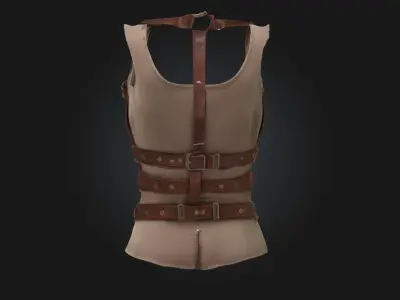 Harnessed Tank Top Tactical Apparel Model 3D model