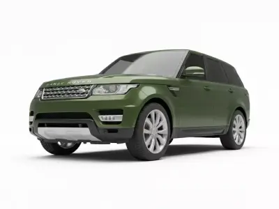 Range Rover Sport 2014 Low-poly 3D model