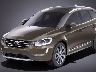 Volvo XC60 2014 VRAY 3D model