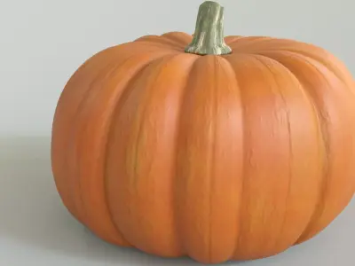 Pumpkin Low-poly 3D model