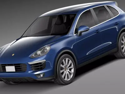 Porsche Cayenne S 2015 3D model